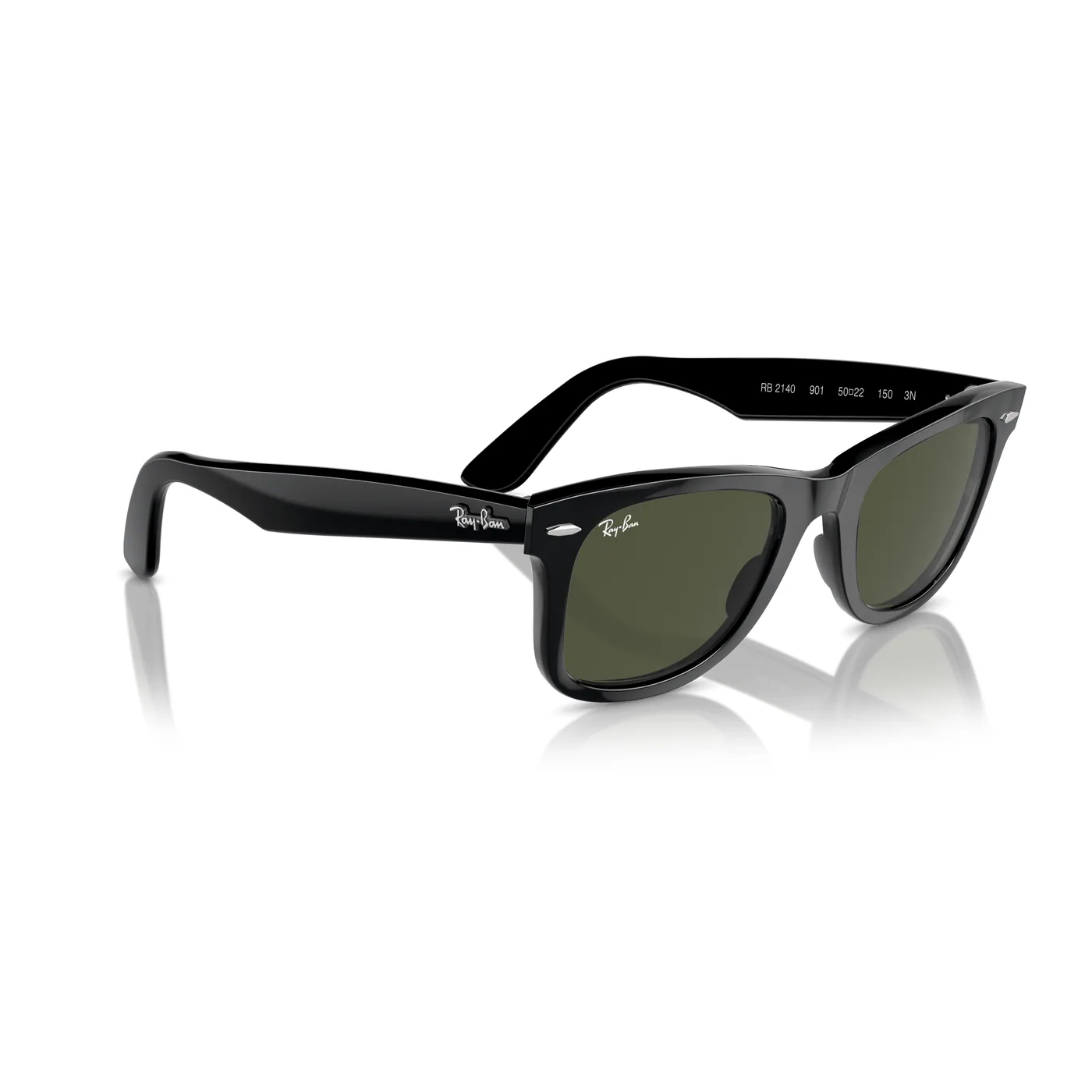 Ray-Ban Original Wayfarer RB2140 901, schuin aanzicht